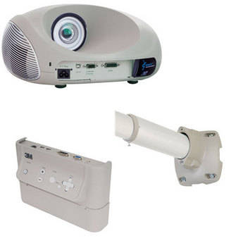 3M SCP712 � Sistema de Proje��o Super Pr�xima, XGA, 2.000 Lumens, com Montagem Fixa na Parede e M�dulo de E/S  