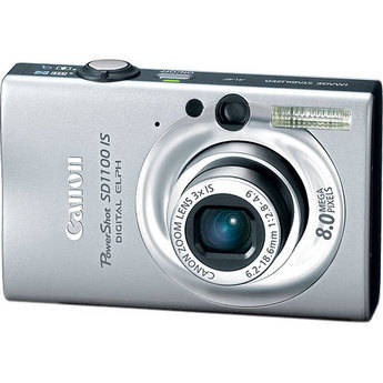 Canon PowerShot SD1100 IS Digital ELPH Digital Camera (Swing Silver)