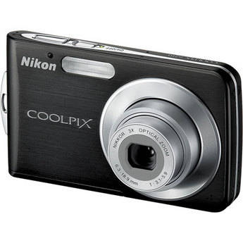Nikon Coolpix S210 Digital Camera (Graphite Black)