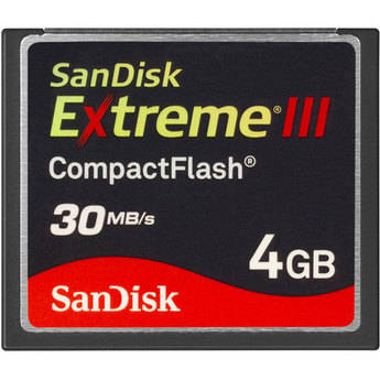 SanDisk 4GB Extreme III CompactFlash Card
