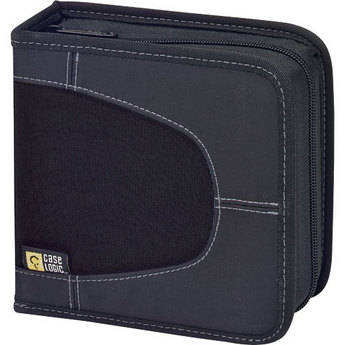 Case Logic CDW-16 16 Capacity CD Wallet (Black) 