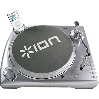 Ion LPDOCK USB Turntable with iPod Dock for Recording 