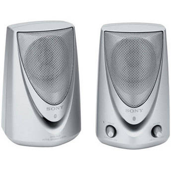 Sony SRS-A27 - 2 Watt Active Portable Computer Speakers - Pair [Demo]