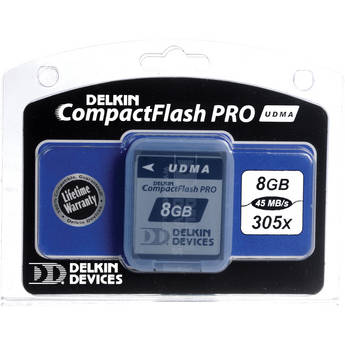 Delkin Devices Cart�o 8Gb CompactFlash Pro UDMA
