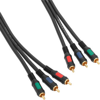 pearstone 3 Rca Male To 3 Rca Male Component Video Cable - 10'