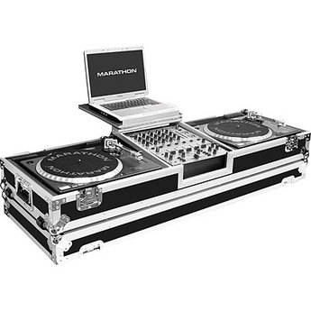 Marathon MA-DJ12WLT-Standard Two Turntables.12" Mixer, and 17" Laptop Case 