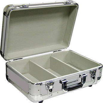 Marathon MA-ECD3 eLIGHT Road Case for CD's and Accessories (Silver)