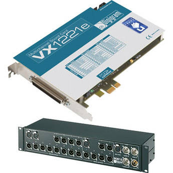 Digigram VX1221e - PCIe Digital Audio Card (with BOB12 Breakout Box)