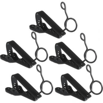 Pearstone Tie Clip for Pearstone OLM2, Sennheiser ME2 and Sony UWP-V Lavalier Mics (Pack of 5)