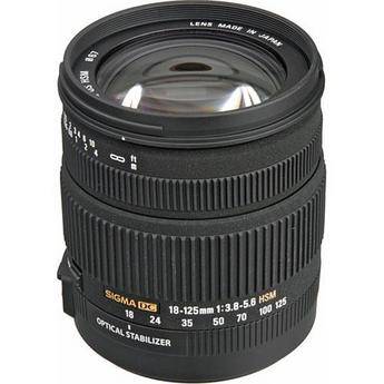 Sigma 18-125mm f/3.8-5.6 DC OS HSM Lens for Sigma Digital SLR Camera