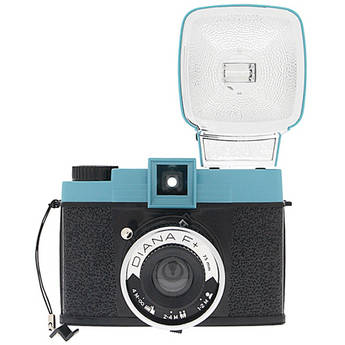 Lomography Diana F+ Fixed Focus Medium Format Camera with 75mm Lens and Removable Flash Unit