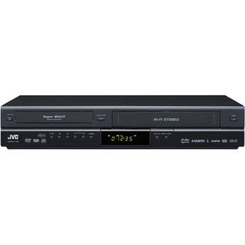 JVC DR-MV100B DVD/VCR Combo Recorder (Black)