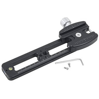 Kirk LRP-1 Long Rail Quick Release Plate, with Arca-Type Quick Release Clamp - 6.5"