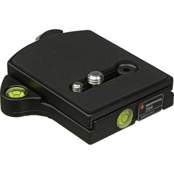 Manfrotto by Bogen Imaging 394 Low Profile Quick Release Adapter with 410PL Plate
