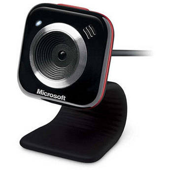Microsoft LifeCam VX-5000 USB Web Camera (Red)