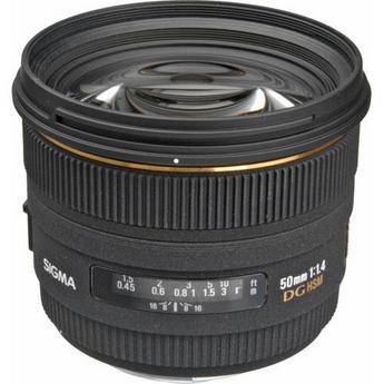 Sigma Normal 50mm f/1.4 EX DG HSM Autofocus Lens for Sigma SLR Camera