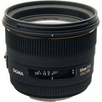 Sigma Normal 50mm f/1.4 EX DG HSM Autofocus Lens f/ Olympus Four Thirds System