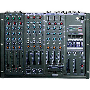 VocoPro KJM-8000 3-Channel Expandable Karaoke, DJ and VJ Mixer with Digital Key Control