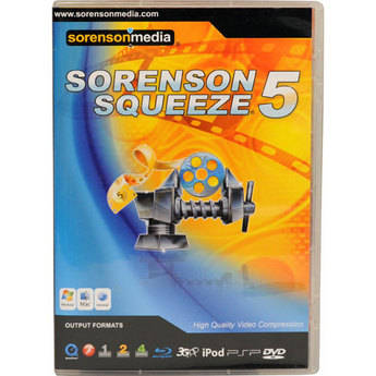 Sorenson Media Squeeze 5 Video Compression Software Suite for Mac and Windows