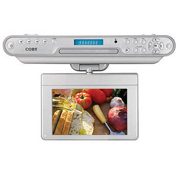 Coby KTF-DVD7093 Under-the Cabinet 16:9 7" DVD/CD Player