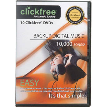 clickfree DVD Music Backup (10-Pack)