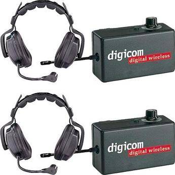 Eartec 2 R�dios de Comunica��o Digicom c/ Headsets Ultra Double