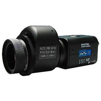 Clover Electronics C3326EX Mini Professional Color Camera (1/3", 3.5-8mm, 12VDC, CS)