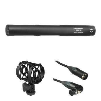 Audio-Technica AT875 Short Condenser Shotgun Microphone Kit