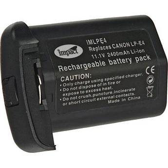 Impact LP-E4 Rechargeable Lithium-Ion Battery Pack (11.1V; 2400mAh)