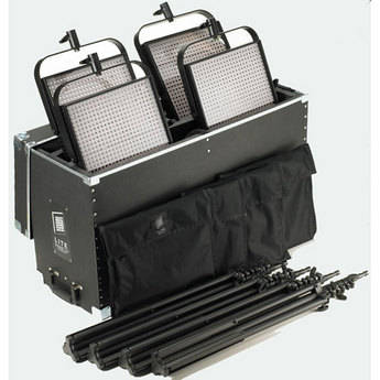 Litepanels 1x1 LED Four Flood Light Kit (100-260VAC/9-30VDC)