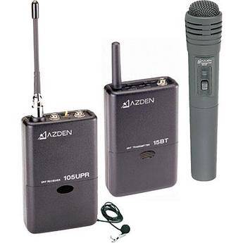 Azden 105ULH - Sistema Combo de Microfone UHF Sem Fio S�rie 105