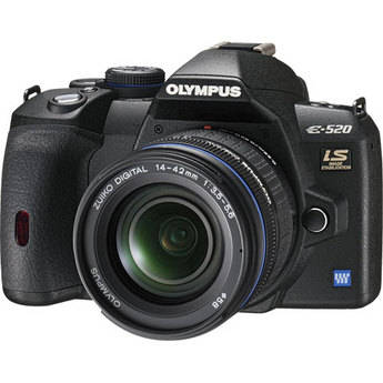 Olympus E-520 SLR Digital Camera Kit with 14-42mm Lens 