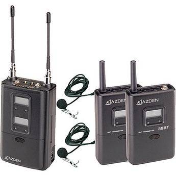 Azden 325ULT Dual-Channel Portable Wireless Microphone Combo System