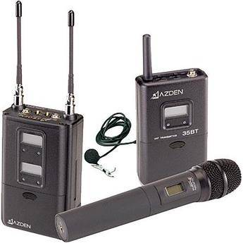 Azden 325ULH Dual-Channel Portable Wireless Microphone Combo System