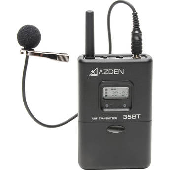 Azden 35BT Portable Wireless Bodypack Transmitter with EX503 Mic 