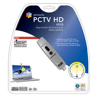 Pinnacle PCTV HD Stick External USB HDTV Tuner