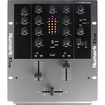 Numark X1USB Compact Digital Scratch Mixer with USB Audio I/O