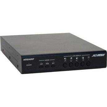 American Dynamics ADQUAD87 4-Channel Color Premium Digital Quad