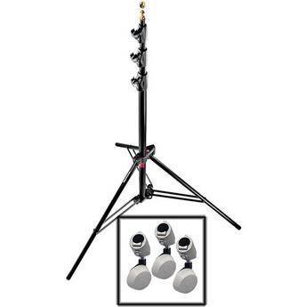 Manfrotto by Bogen Imaging 1004BAC/018 QSS Air Cushioned Wheeled Light Stand - 12' (3.6m)
