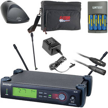 Shure SLX Series Basic Wireless Gooseneck Microphone Kit (L4 / 638 - 662 MHz)