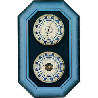 Konus Double Wall Thermometer and Barometer (Blue)
