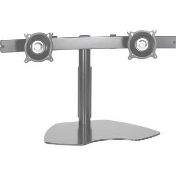 Chief KTP-220S  Dual Horizontal Monitor Table Stand (Silver)