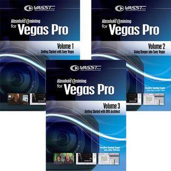 Vasst Absolute Training for Vegas+DVD Beginner Bundle (Volumes 1-3)