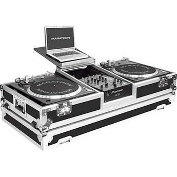 Marathon MA-DJ10WLT-Battle Two Turntables.10" Mixer, and 17" Laptop Case 