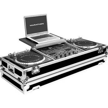 Marathon MA-DJ19WLT-Battle Two Turntables.19" Mixer, and 17" Laptop Case 