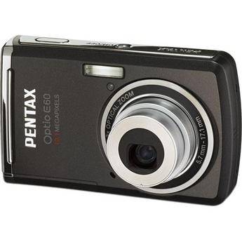 Pentax Optio E60 Digital Camera (Black)