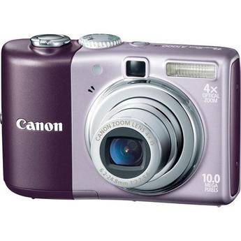 Canon PowerShot A1000 IS Digital Camera (Purple) 