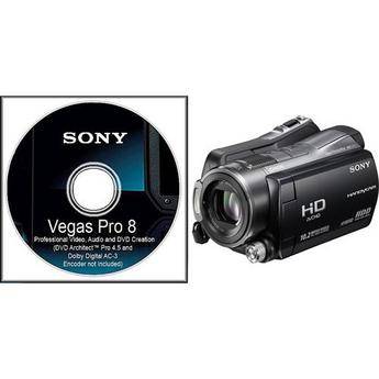 Sony HDR-SR12 HD Camcorder & Vegas Pro 8 Bundle Kit 