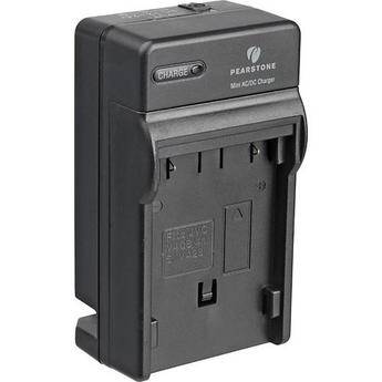 Pearstone Mini AC/DC Battery Charger for JVC BN-V408/V416/V428