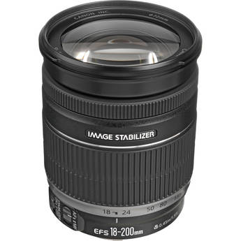 Canon EF-S - Lente Autofoco 18-200mm f/3.5-5.6 IS para C�meras Digitais SLR Selecionadas